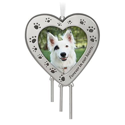 Hallmark Keepsake Christmas Ornament 2023, Forever in Our Hearts, Pet Memorial Picture Frame Ornament - style: 2023 Forever In Our Hearts